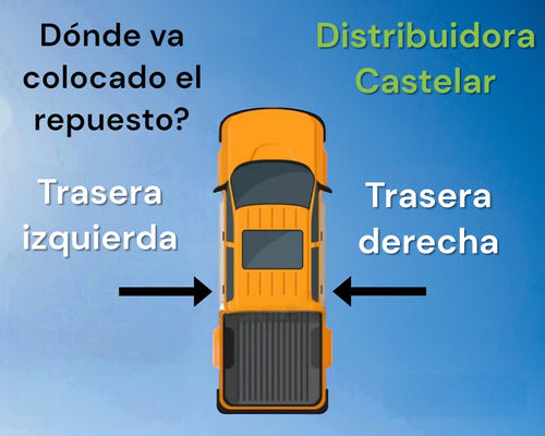 Vespoli Limitador (Rienda) Puerta Ranger 2013+ Kinetic Trasero 1