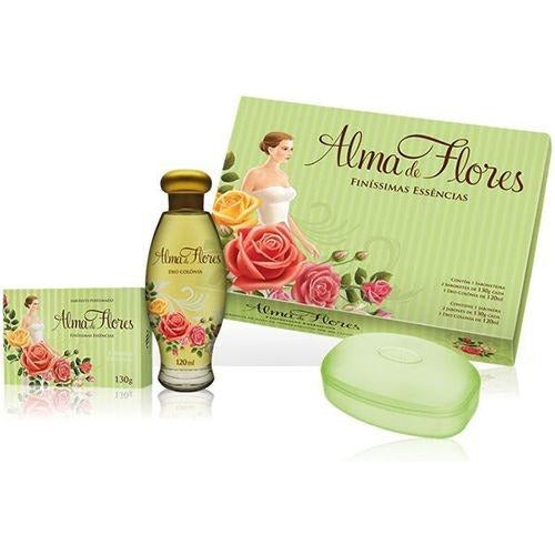 Set Alma De Flores Colonia + 2 Jabones + Jabonera 0