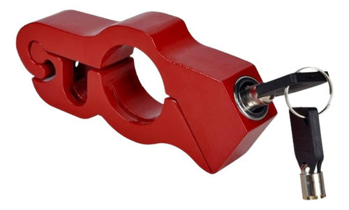 Reinforced Motorcycle Handlebar Grip Lock Anti-Theft Throttle Lock 2