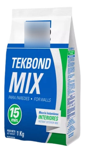 Enduido Mezcla Rápida Interiores 1kg Tek Bond 0