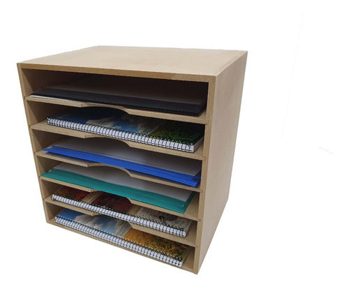 A4 7-Compartment Paper Organizer 0