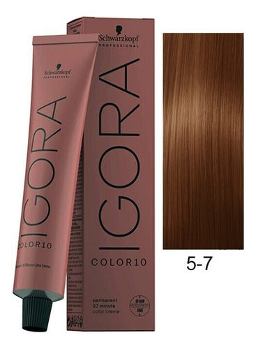 Schwarzkopf Igora Royal Kit 2 Hair Dye 10 Color 5-7 + 2 Oxidizers 60g 1