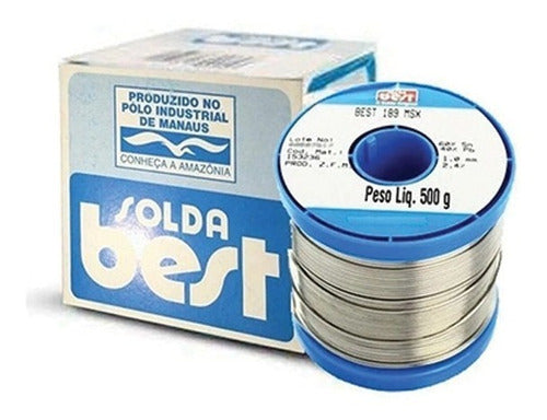 Estaño Tipo Fideo Best 1,5mm, 500gr 40% Sn 60% Pb '- Lintax 0