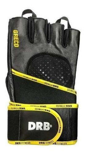 DRB Fitness Glove Greco with Wrist Support Gym Weights Offer! 0