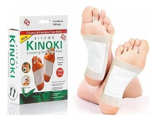 Pirotech Kinoki Detox Foot Patches 100% Natural Box of 100 Patches 1