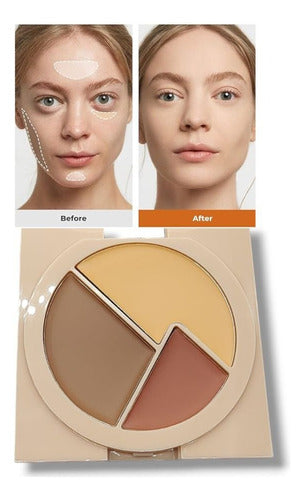 Mely Cream Contour Corrector Palette for Dark Circles 10g 5