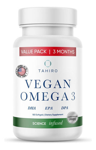 Tahiro Vegan Omega 3 180 Softgels 0