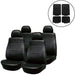 Max Tuning Universal Synthetic Leather Seat Covers for Citroen C3 C4 5 Berlingo + Complete Floor Mat Set 1