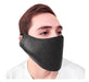 Reusable Black Fabric Face Mask Washable Nose and Mouth Cover Daily Use Without Straps 3