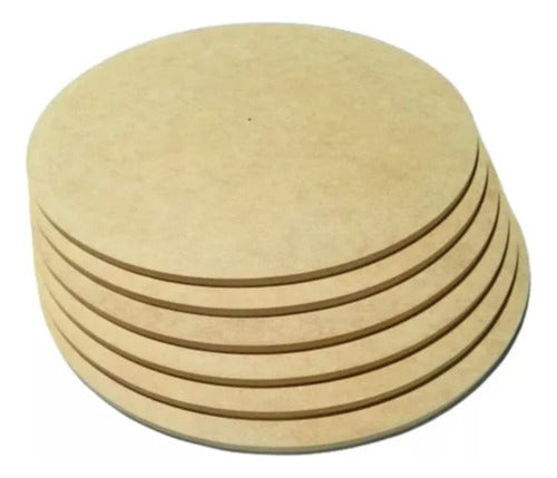 Puntitos Carpintería Round Site Plate 60cm / 6mm Individual Table 1