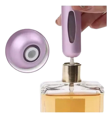 Portable Rechargeable Perfume Spray - Set of 3 Units, 5ml Each 1