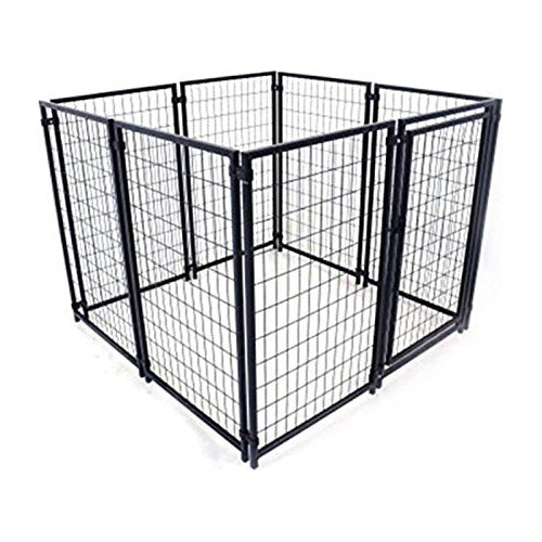 Aleko Dk5x5x4sq Pet System Diy Box Kennel Dog Kennel Playpen 1