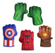 Avengers 28cm Fist Gloves Hulk Spiderman Cap America Thanos 0