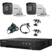 Hikvision Full HD DVR 4 Ch + 2 HD 1MP Cameras Security Kit 0