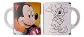 Sublismall Tazas Dia Del Niño Mickey Mouse Coloreable | Plástico 0