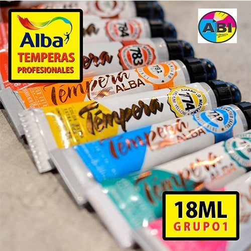 Alba Tempera Profesional Tierra De Siena Natural (763) 18 Ml 0