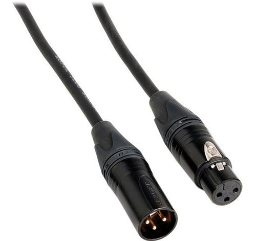 Kopul Premier Quad Pro 5000 Series XLR M to XLR F Microphone Cable - 10' (3 m), Black 1