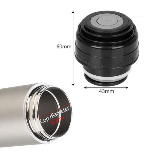 Beautiful Home Retractable Cap Replacement for Steel Thermos 2