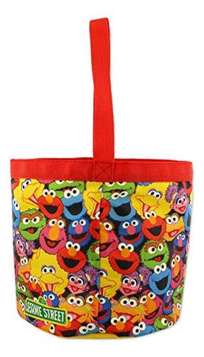 Sesame Street Elmo  Cesta Plegable De Nailon Para 4