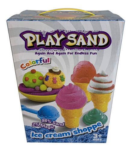 El Mundo del Juguete Play Sand Ice Cream Shop and Accessories Full 0