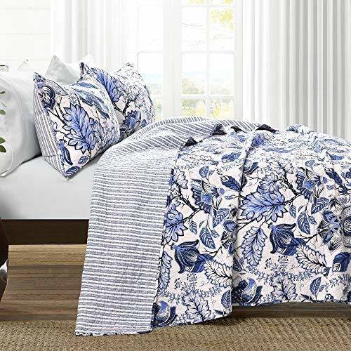 Lush Decor Exuberant Decoration Cynthia Jacobean Reversible King Size Bedding Set 1