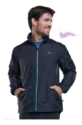 Abyss Campera Rompeviento Hombre Impermeable Capucha Escondida 0