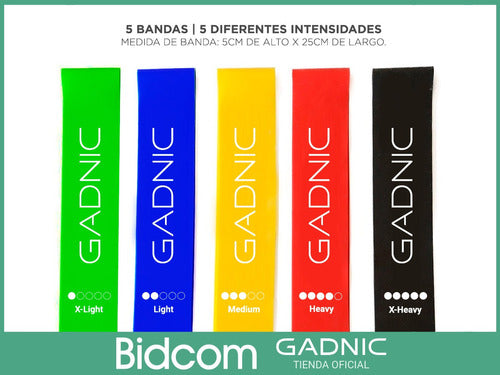 Gadnic Yoga Mat + Isometric Bands Set 5