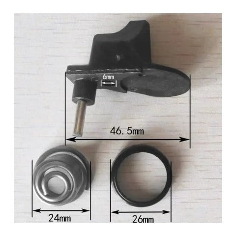 Resorte Cónico Y Tope Guía Cadena Motosierra 45cc 50cc 52cc 1