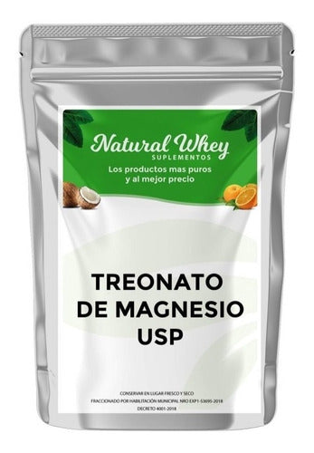 Natural Whey Suplementos Treonato De Magnesio Puro En Polvo 50 Gr 0