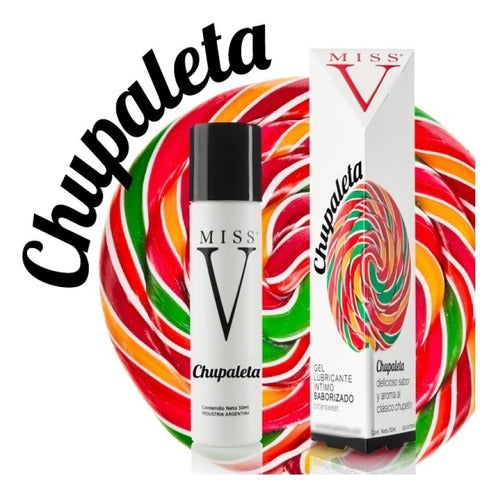 Miss V Gel Intimo Comestible Chupaleta 1