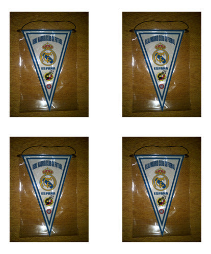 37cm Real Madrid Club De Futbol Spain Flag Pennant 0