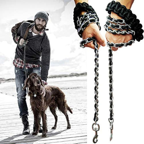 Generic Metal Dog Leash with Pet Collar 5