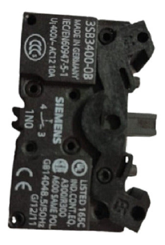 Siemens 3SB3400-0B Contact Block 0