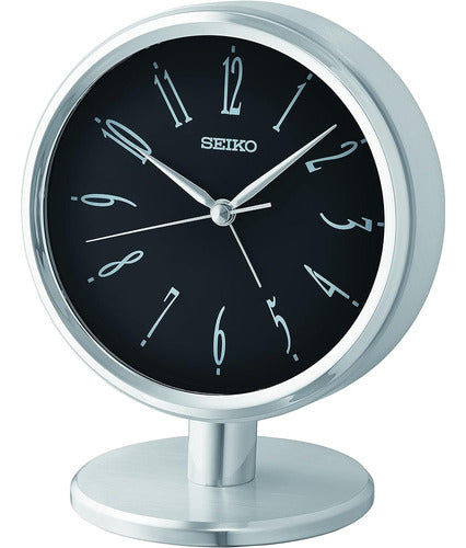 Seiko Ono Escritorio Y Reloj De Mesa, Plata 0