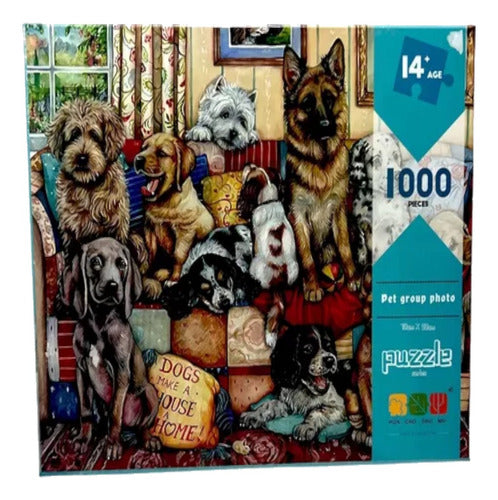 Rompecabezas Puzzle X1000 Pet Group Photo Perritos Fd1000269 0