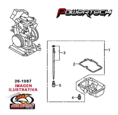 All Balls Carburetor Repair Kit for Honda CRF 250 06 1