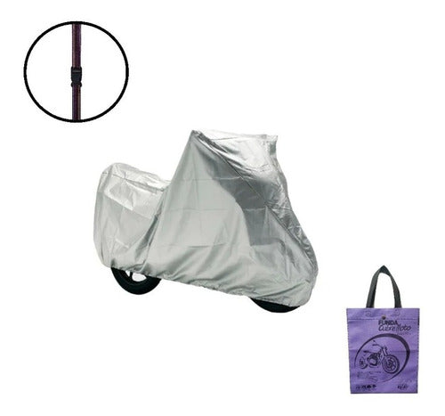 Waterproof Motorcycle Cover with Straps for Honda Wave 110 0