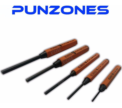 El Abuelo Set Punzones + Punto De Centrar 7 Piezas - Fdn 5