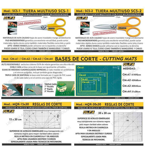 Olfa Cutting Ruler MQR-15x30 Patchwork Japan 6