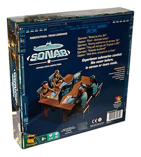 Sonar Submarine Combat Board Game 1