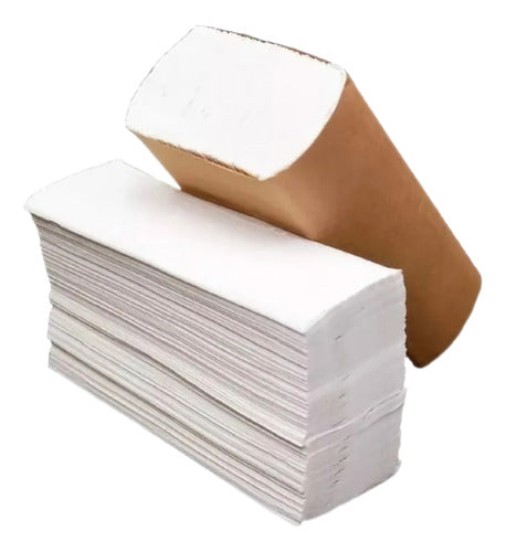 Premium Interfolded Towel 20x24cm White Paper 1500 Units 0