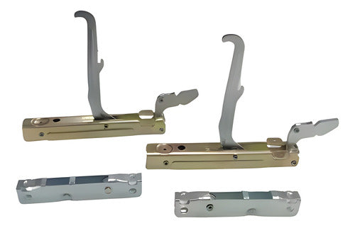 Generic Oven Door Hinges Pair Gold Blue with Bearings 0