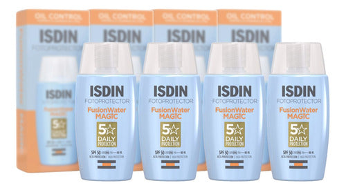 Isdin Fotoprotector Spf50+ Fusion Water Magic 50ml Combo X4 0