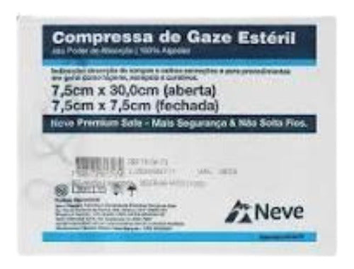 Compressa Gaze 13 Fios 7,5 X 7,5 C/ 500un Medix 0