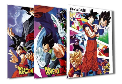 ICHIBAN4D Cuadro Decorativo Anime Poster 3D Dragon Ball Super 30x40cm 0