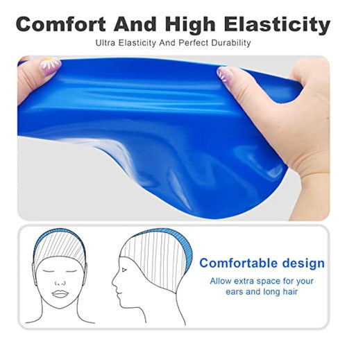 THOHR Silicone Swim Cap Set of 2 2