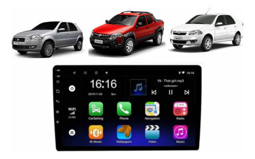 Multimedia Android 9 Fiat Strada, Palio Y Siena Wifi Gps 0