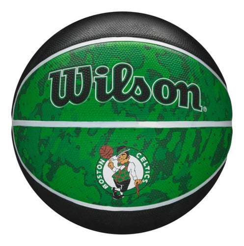 Bola De Basquete Nba Team Tiedye Bos Celtics 7 + Bomba De Ar 2