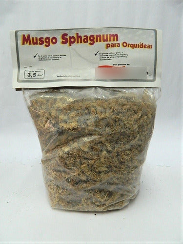 Musgo Spagnum Para Orquideas Bertinat Jardin 3,5 Dm3 Full 1