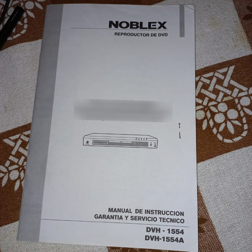 Reproductor Dvd Noblex Dvh 15 A Reparar (sin Envío) 2